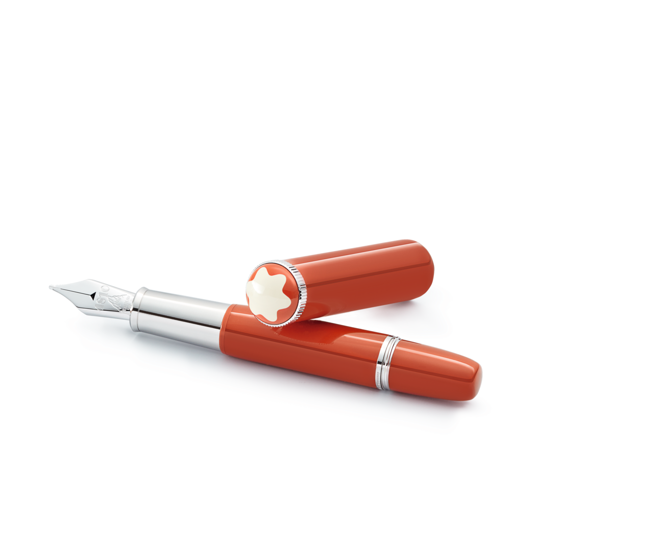 Stylo plume Montblanc Heritage Rouge et Noir « Baby » Special Edition corail