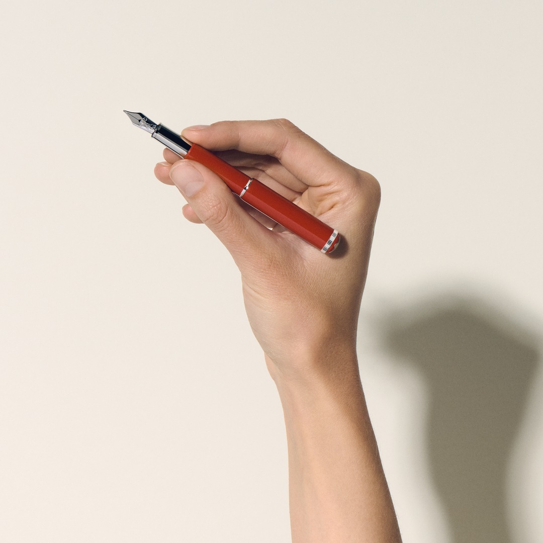 Stylo plume Montblanc Heritage Rouge et Noir « Baby » Special Edition corail