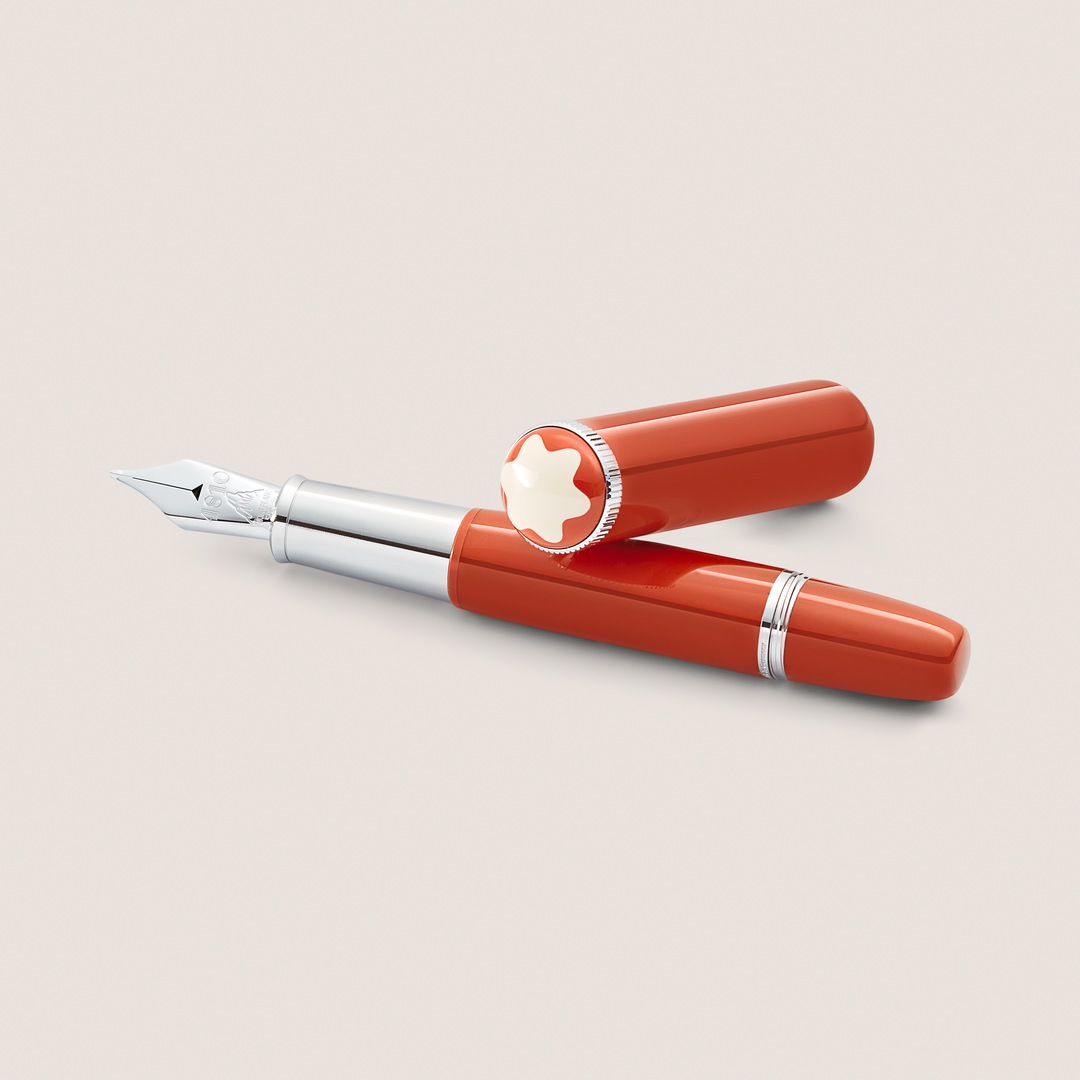 Rollerball Montblanc Heritage Rouge et Noir « Baby » Special Edition corail