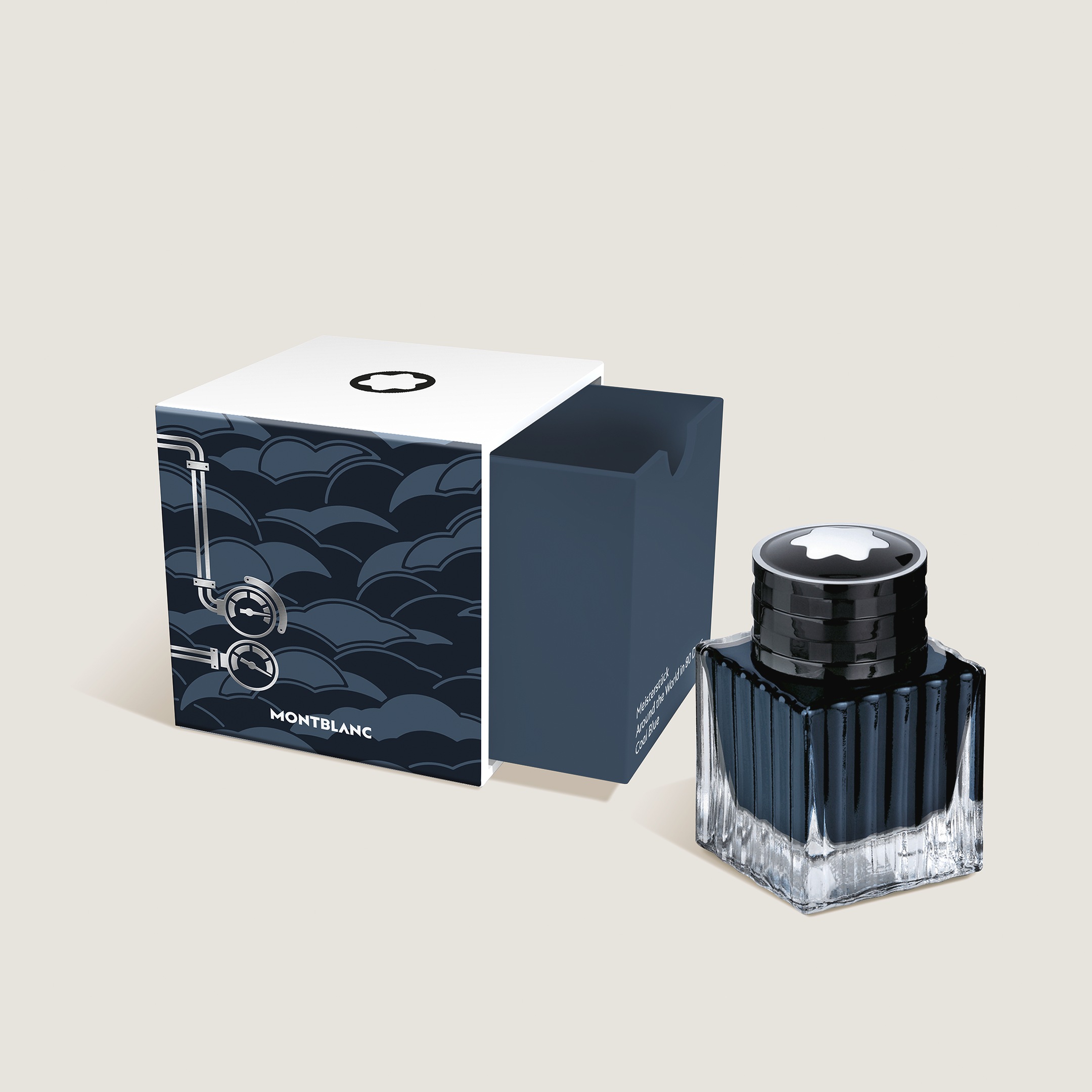 Flacon d'Encre, Meisterstück Around The World In 80 Days, Coal Blue, 50 ml