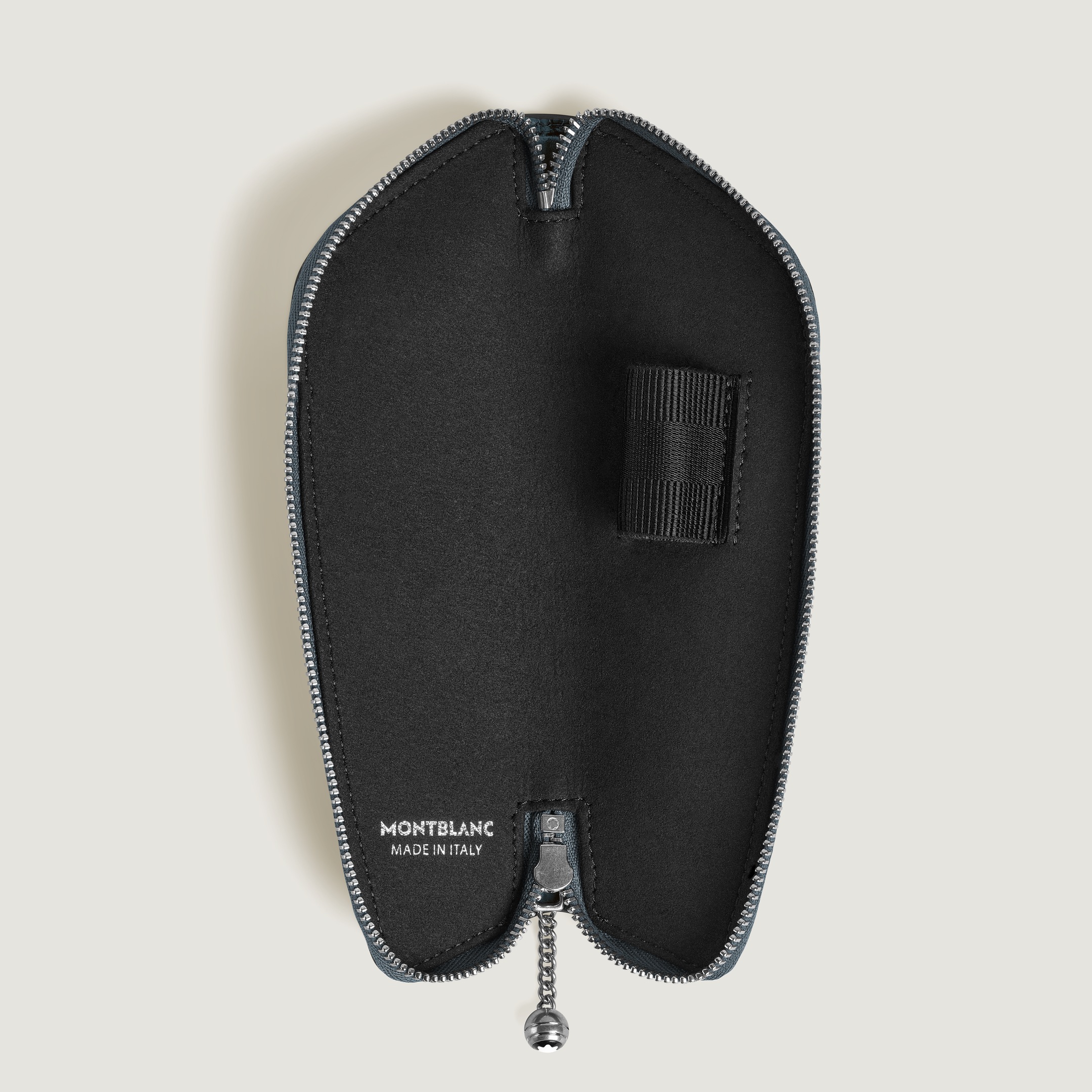 Étui pour 1 Instrument d'Écriture en Cuir Embossé Croco