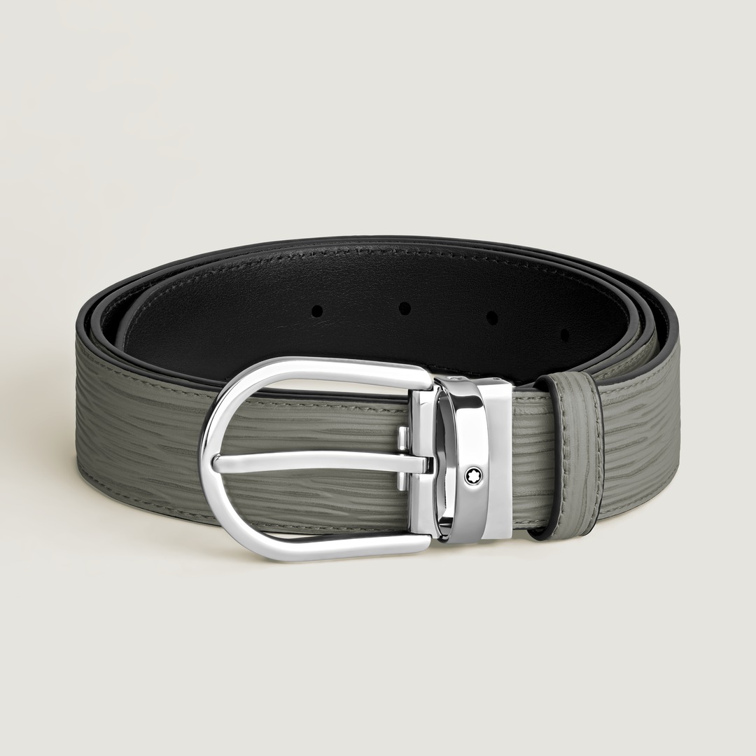 Ceinture Horseshoe 35 mm en Cuir Corteccia