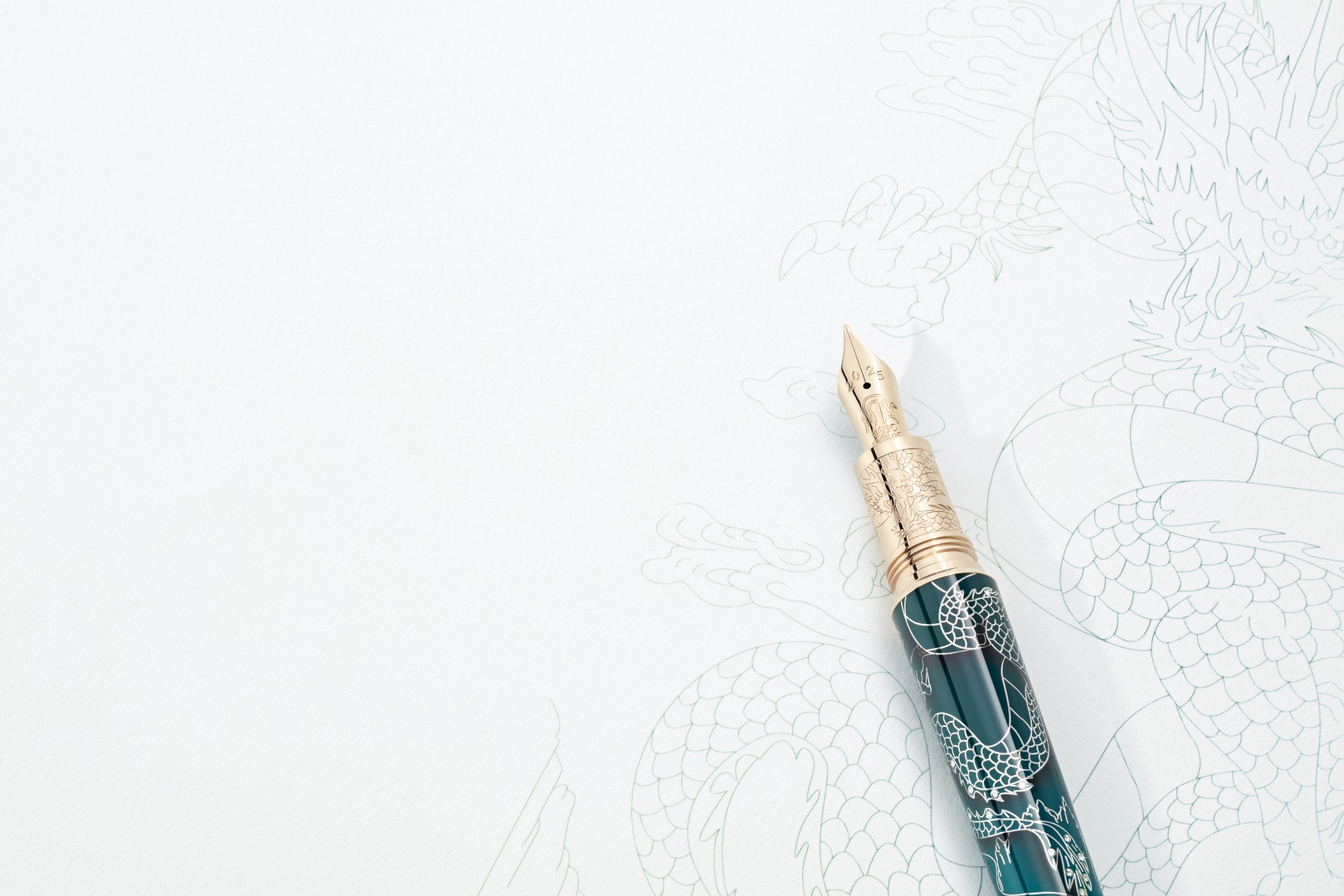 Stylo plume A Journey among Dragons - The Winged Dragon Limited Edition 88