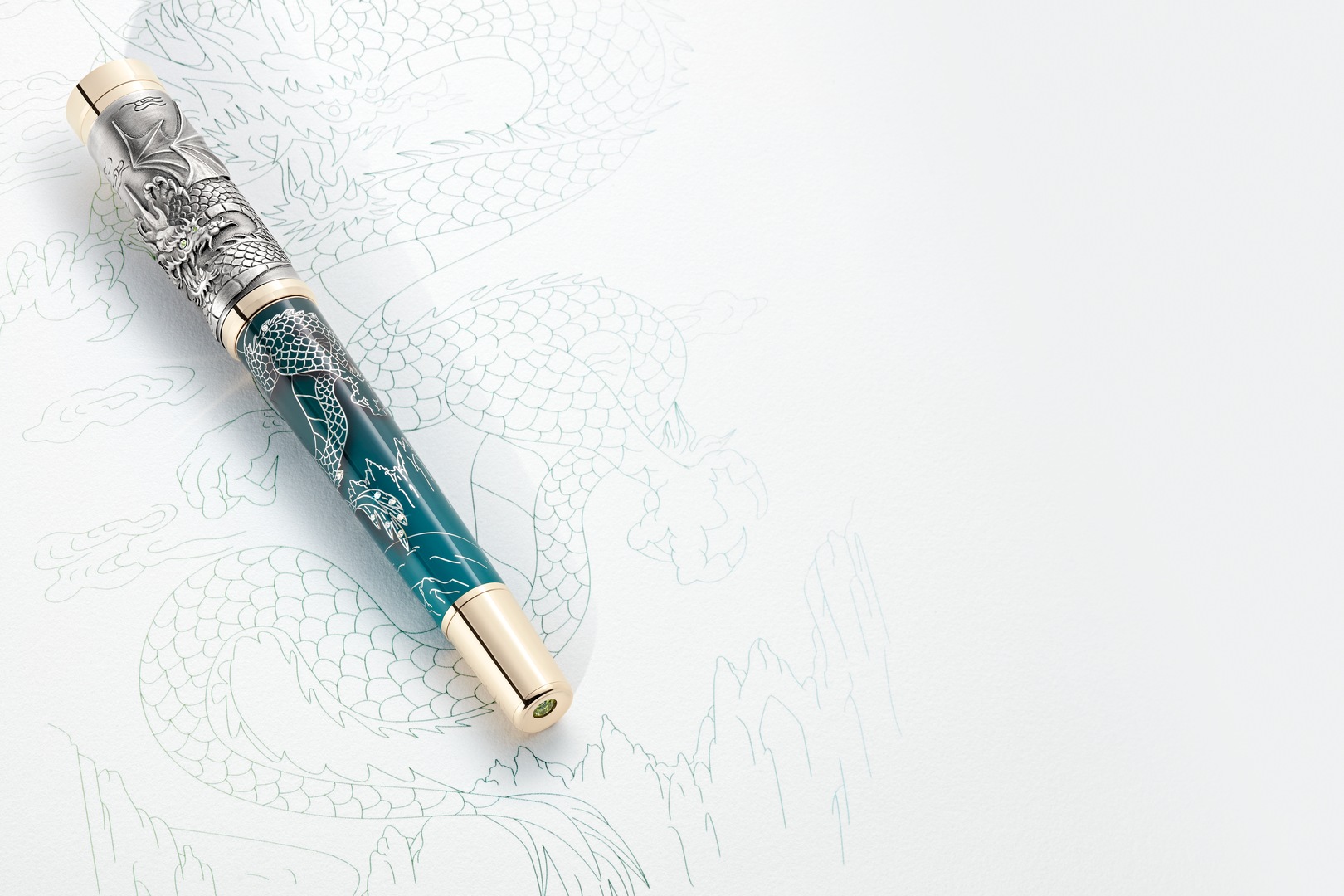 Stylo plume A Journey among Dragons - The Winged Dragon Limited Edition 88