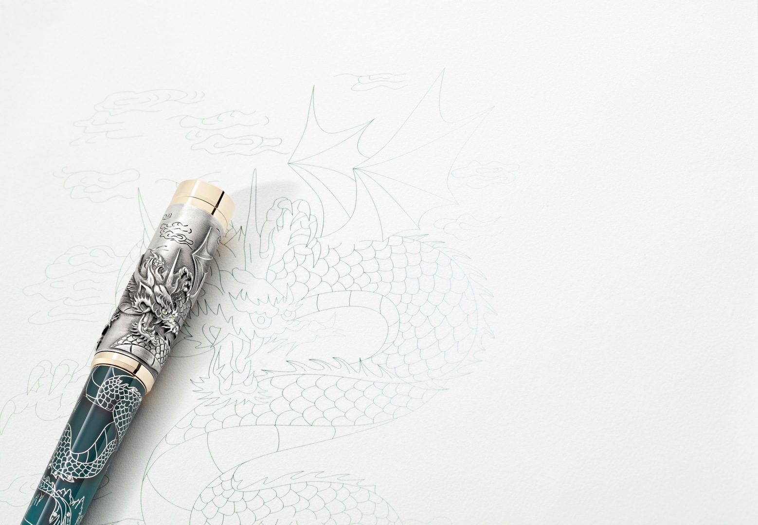 Stylo plume A Journey among Dragons - The Winged Dragon Limited Edition 88